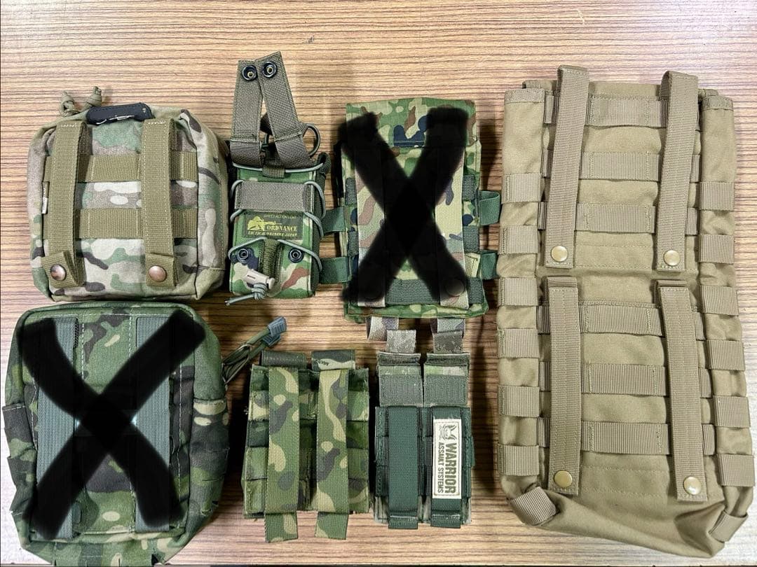 ミリタリー　ポーチセット　個別可能