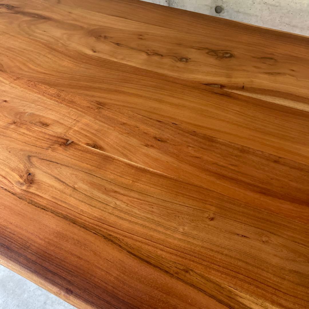 極美品　天然木　ダイニングテーブル　ミッドセンチュリー　インダストリー