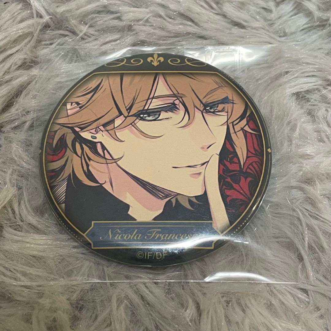 ピオフィオーレの晩鐘 クッキー缶 缶バッジ ニコラ