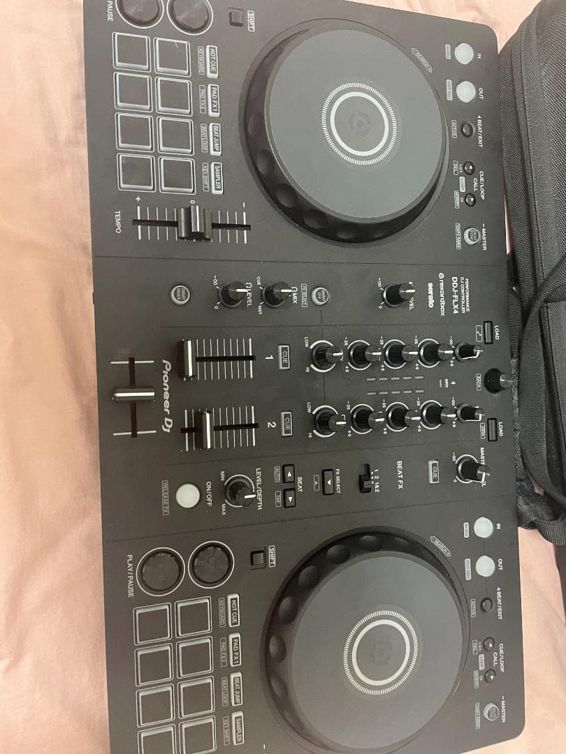 【一部故障あり】Pioneer DDJ-FLX4 DJコントローラー ケース付き