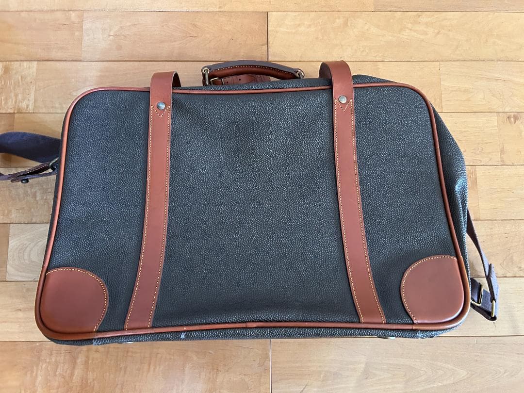 Mulberryマルベリー　シボ革　レザー　トラベルバック　イタリア製