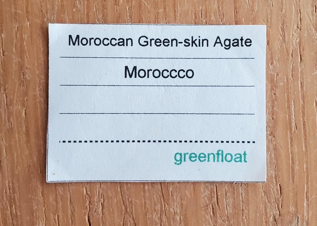 【コレクターズアイテム】モロッカン・グリーンスキン・アゲート
