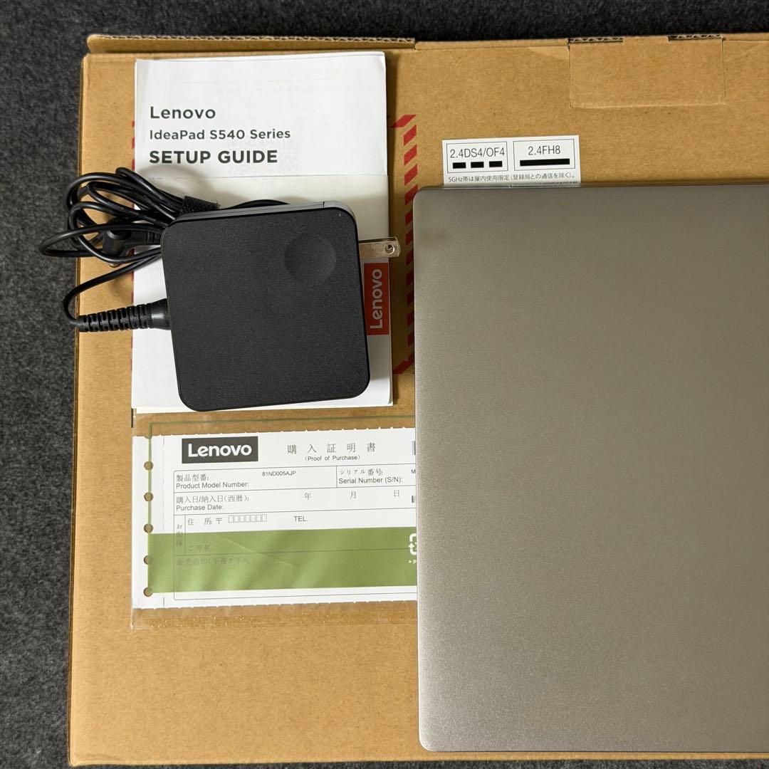 中古 即納 Lenovo ideapad S540ノートブックCore i5