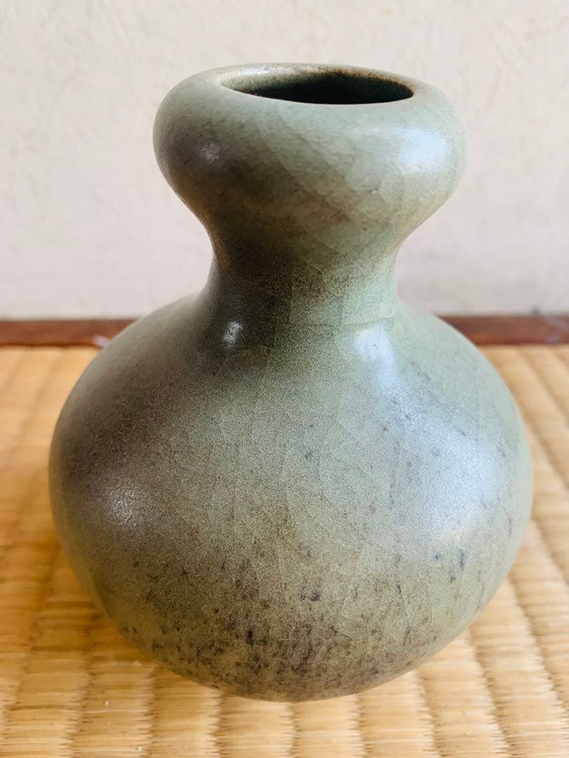 中国古い青磁壺