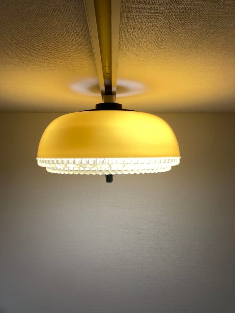 【昭和家電】　三菱けい光　照明器　ポップ　レトロ