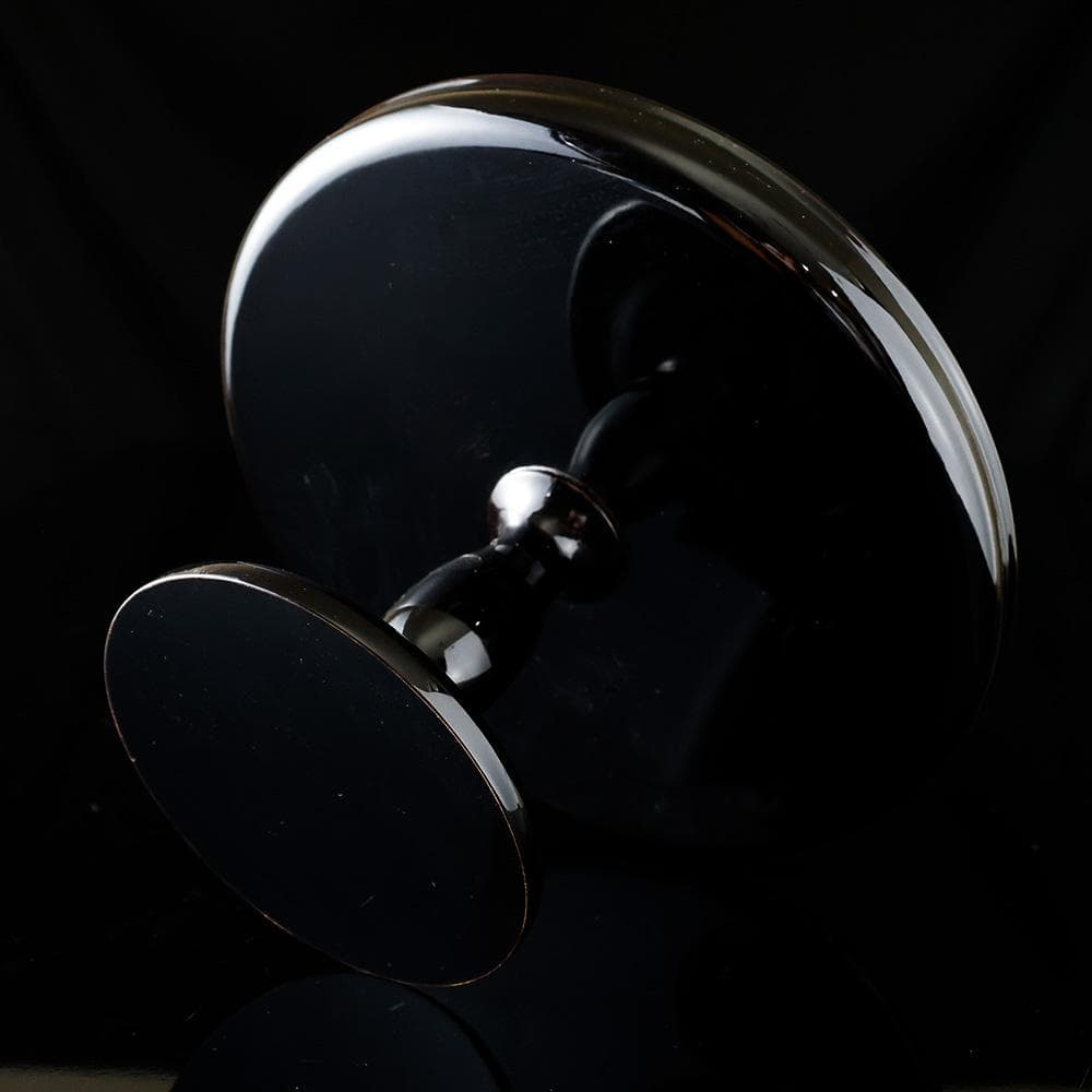 時代 輪島塗 黒漆 金蒔絵 蝶蒔絵 高杯 菓子器 漆器 茶道具 古美術 共箱