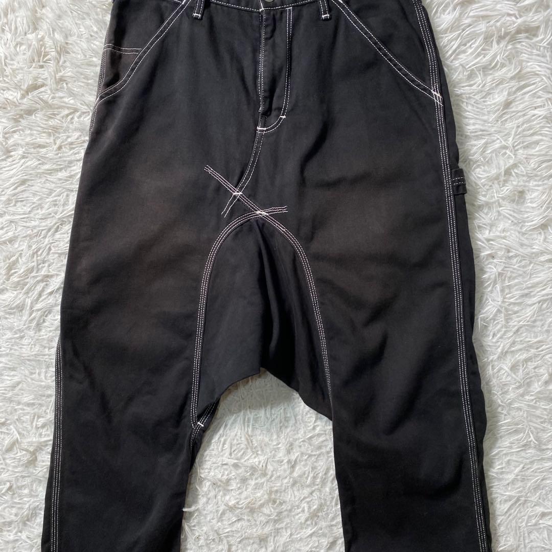 ガンリュウ　サルエルパンツ　2015AW　サルエル　ペインター　ワーク　デニム