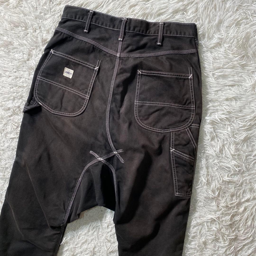 ガンリュウ　サルエルパンツ　2015AW　サルエル　ペインター　ワーク　デニム
