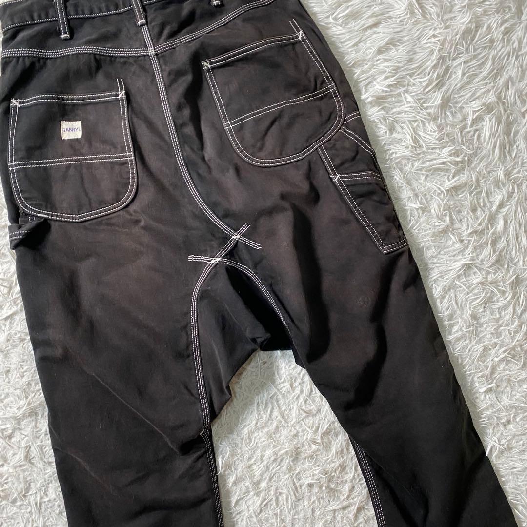 ガンリュウ　サルエルパンツ　2015AW　サルエル　ペインター　ワーク　デニム
