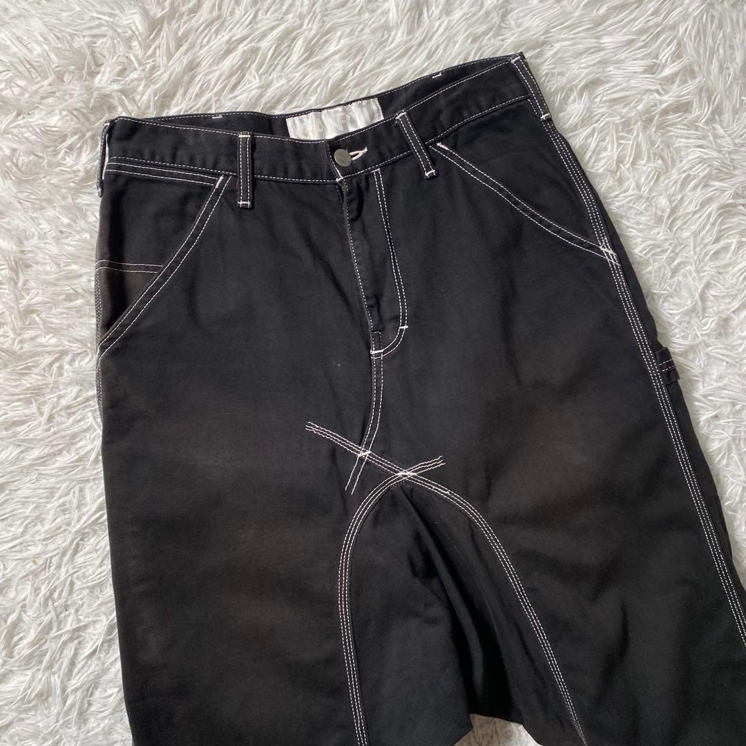 ガンリュウ　サルエルパンツ　2015AW　サルエル　ペインター　ワーク　デニム