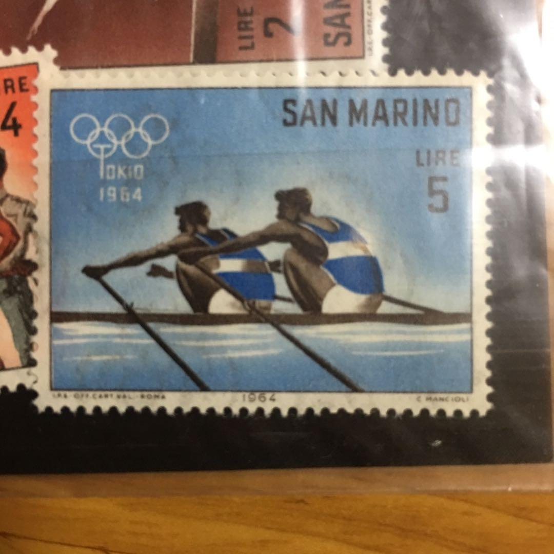 東京オリンピック記念切手5種 サンマリノ 未使用切手 東京切手センター