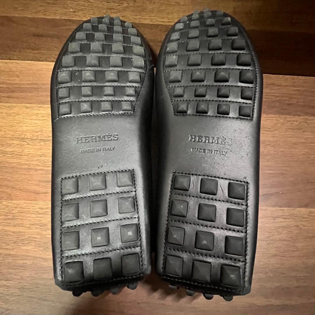 HERMES エルメス　ドライビングシューズ　スリッポン　41