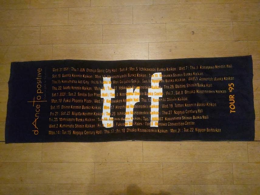 1995年 Dance to Positive Tour trf マフラータオル