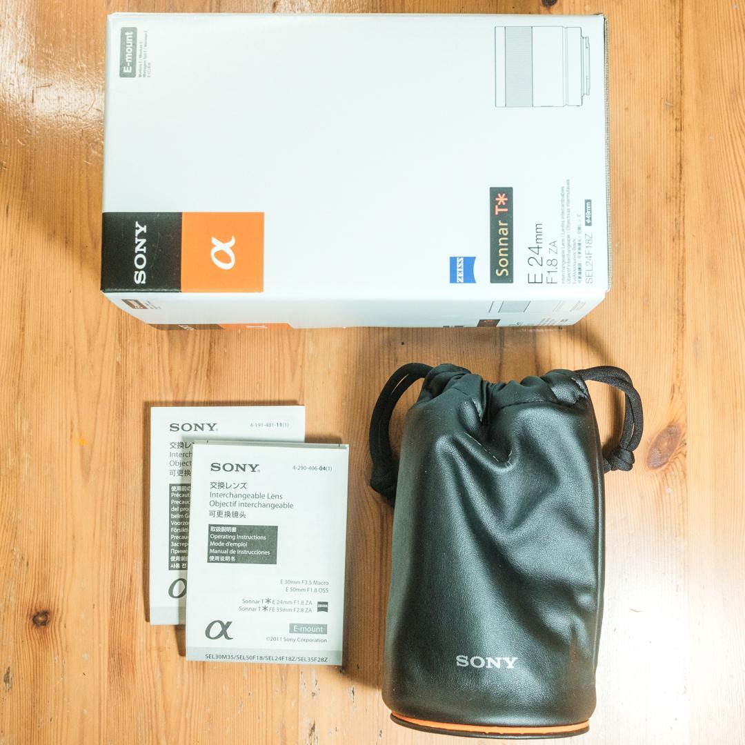 SONY Carl Zeiss Sonnar T＊ E 24mm F1.8 ZA