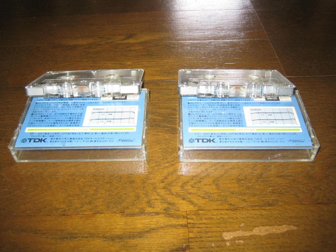 更に再値下します。TDK 　高級メタルカセットテープ　MA-R   C90　２巻