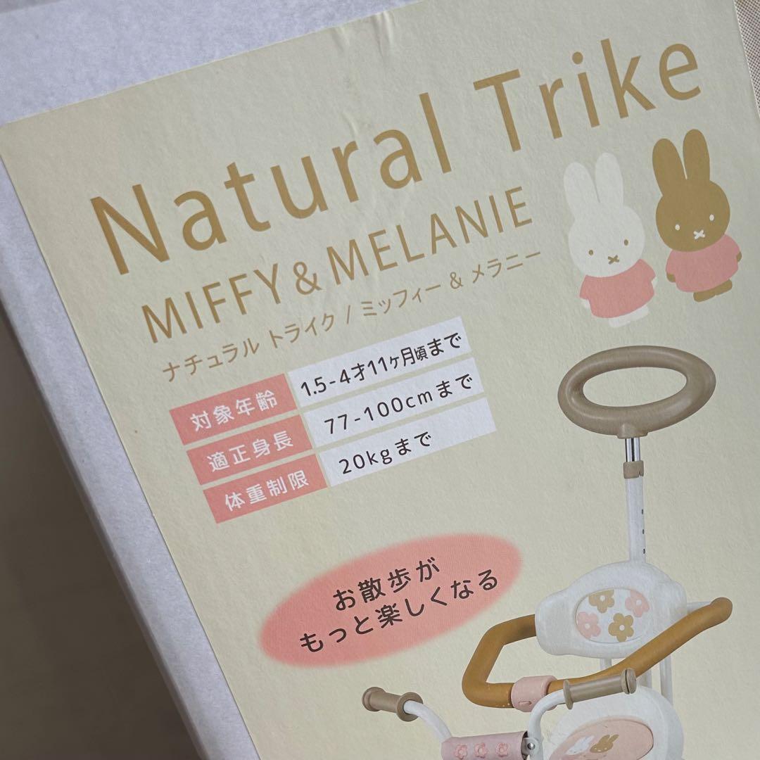 【新品未使用】三輪車 足乗せステップ付き 押し棒付き