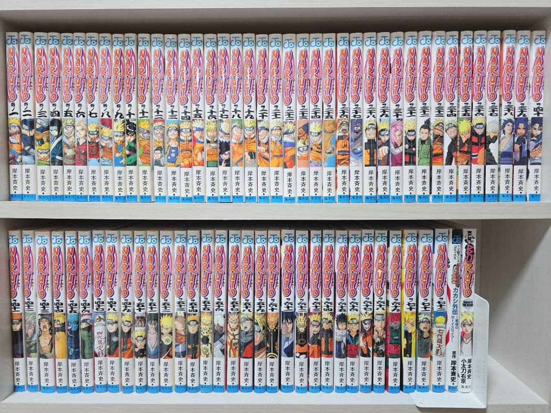 NARUTO 全72巻[完]+関連本2冊 全巻簡易クリーニング済み/N03