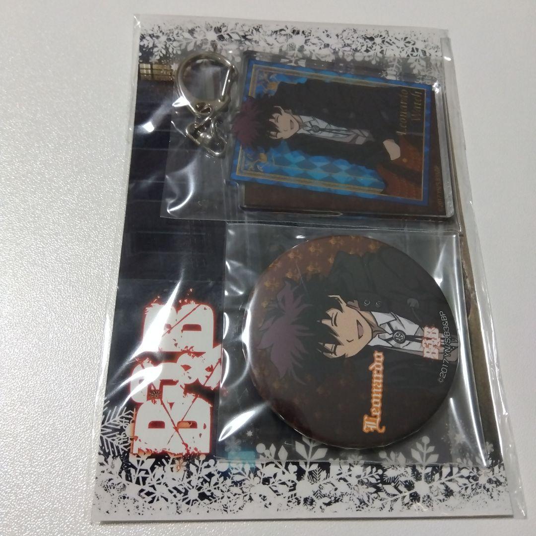 【血界戦線】レオナルド 傘モデル アクリルキーホルダー＆缶バッジセット