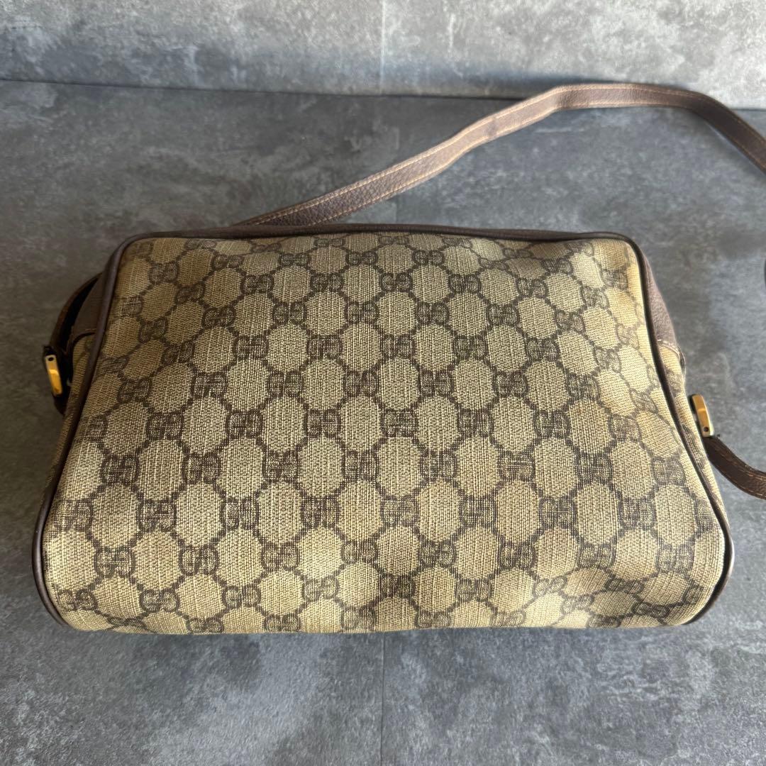 ⭐️グッチ⭐️オールドグッチ シェリーライン GGプラス ショルダーバッグ ブラウン