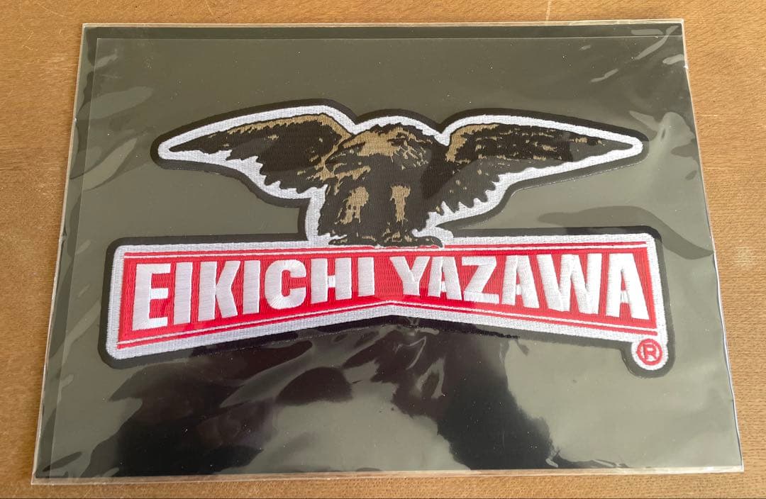 矢沢永吉 BIG刺繍ワッペンシール(ワシロゴ)