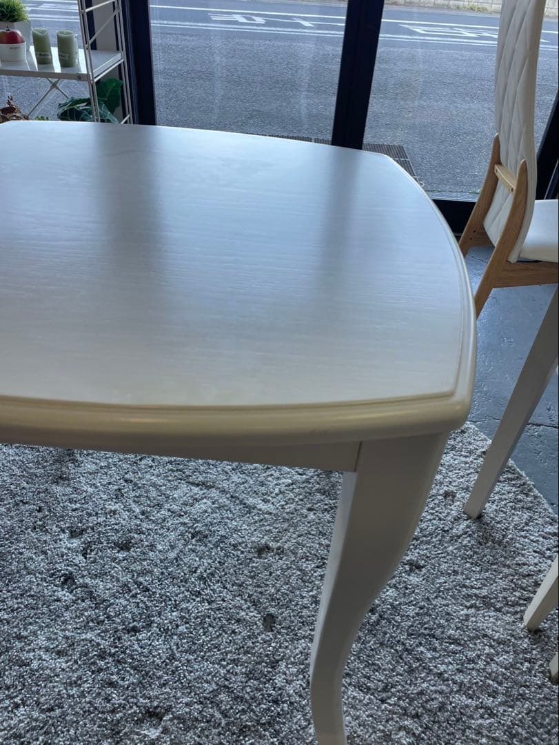 Francfranc キャーロ　テーブル　ホワイト