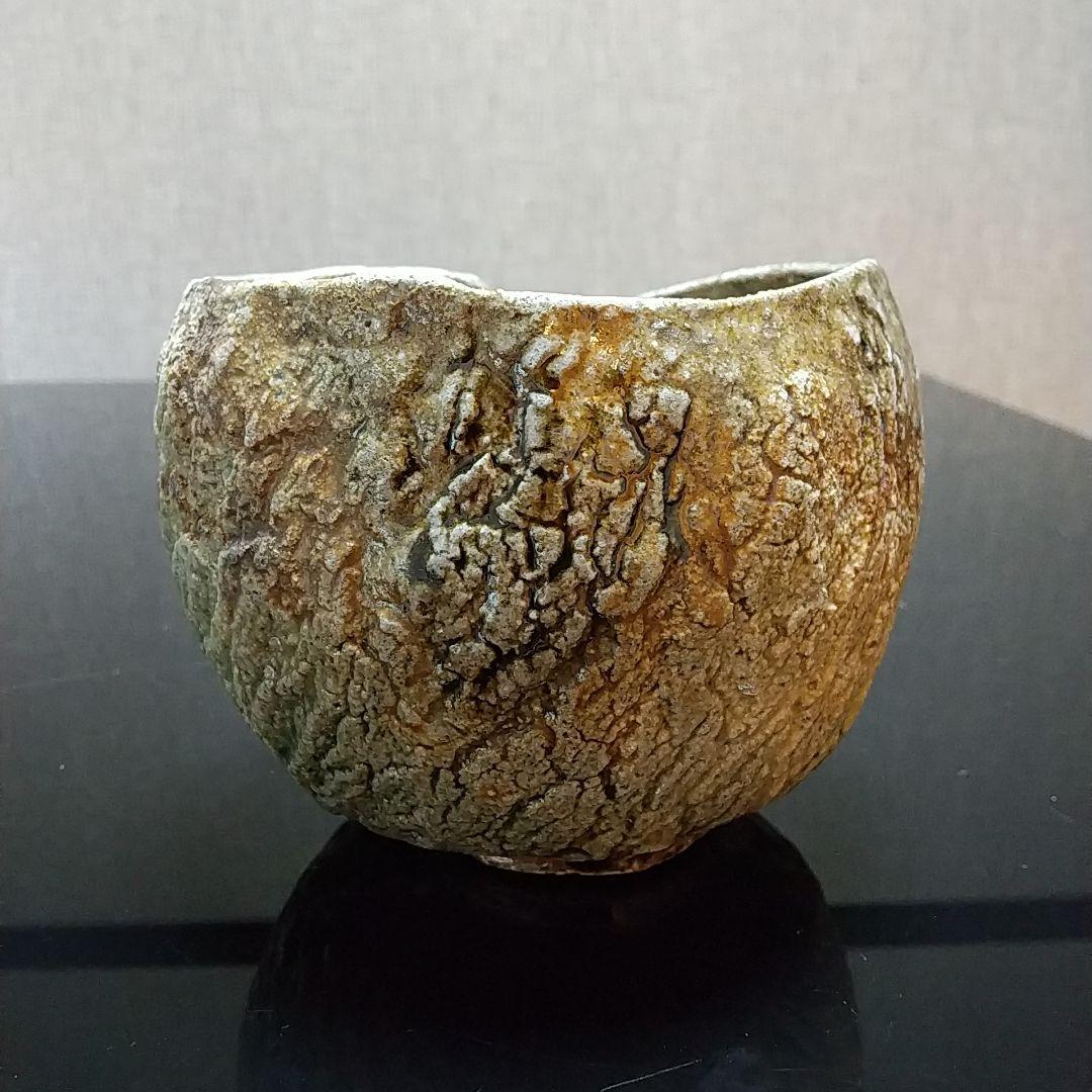 【備前焼 茶碗①】抹茶茶碗／ 伝統工芸士 森本 桂／送料込み！