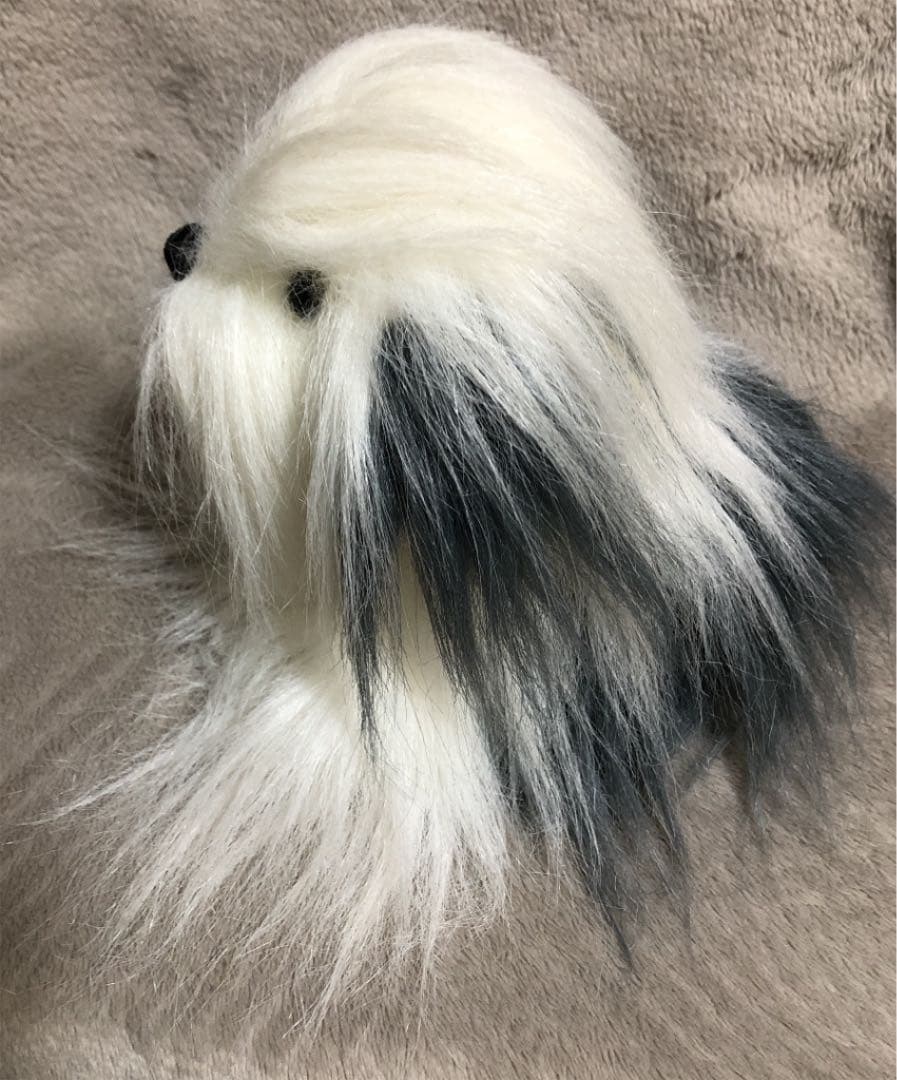 昭和レトロぬいぐるみ　タグ付きマルチーズ&ワンコ