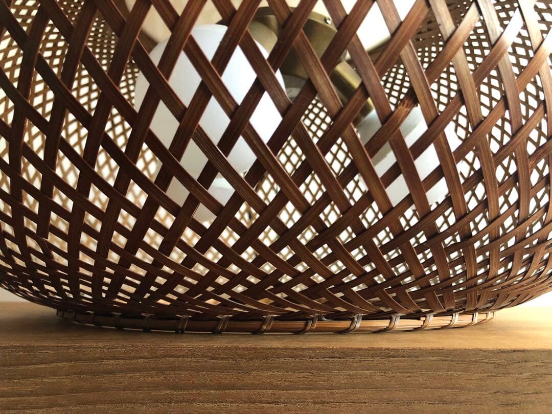 近藤昭作 竹のあかり ヤマギワ ペンダントライト 照明 ヴィンテージ 古民家