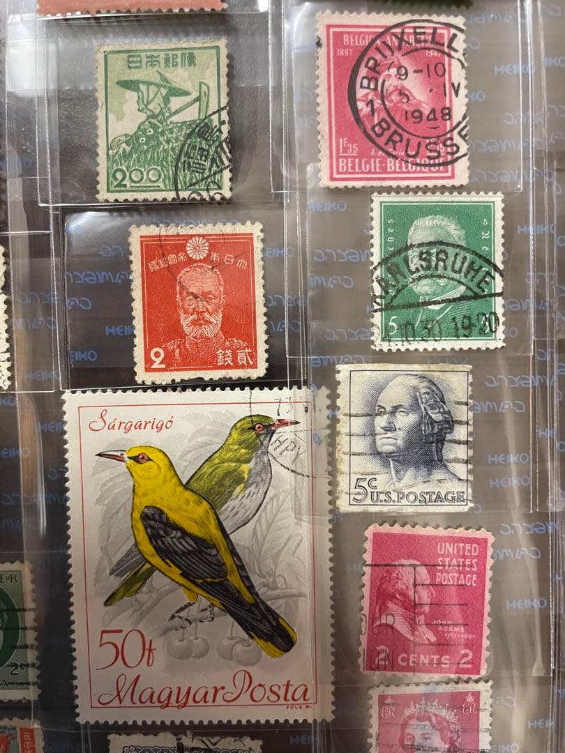 使用済み 切手 海外 1950年代〜