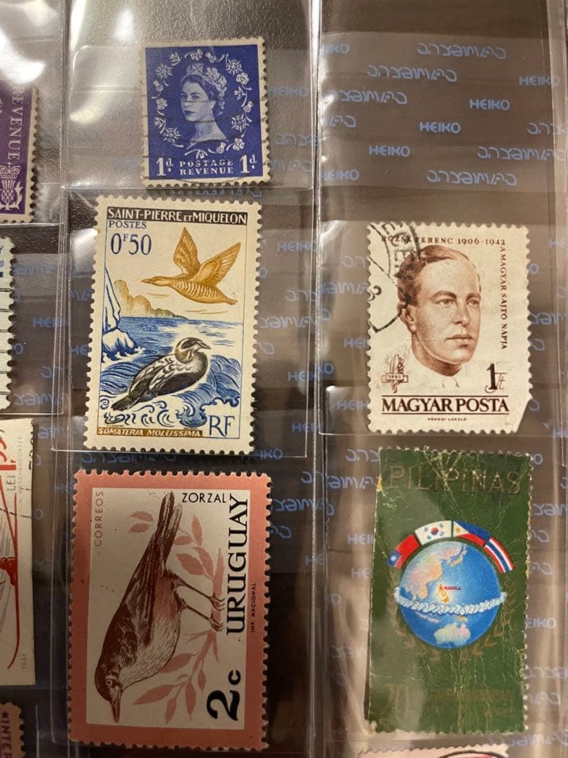 使用済み 切手 海外 1950年代〜