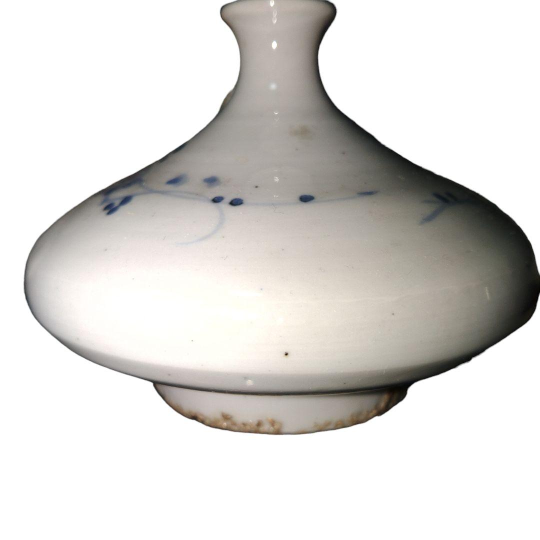 古伊万里　江戸時代　草花文油壺　骨董