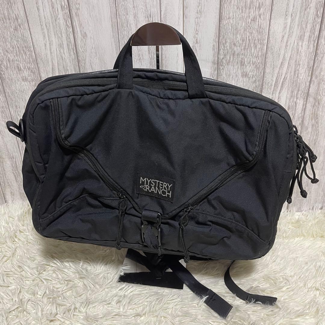 古着◎おこめちゃん　ミステリーランチ ブリーフケース 22L 黒