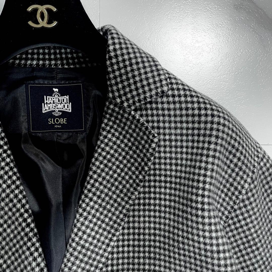 近年✨SLOBE IENA HAMILTON ダブルフェイスウールロングコート