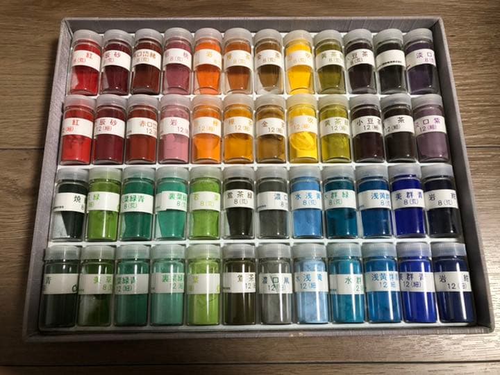 日本画 岩絵具 水干絵具