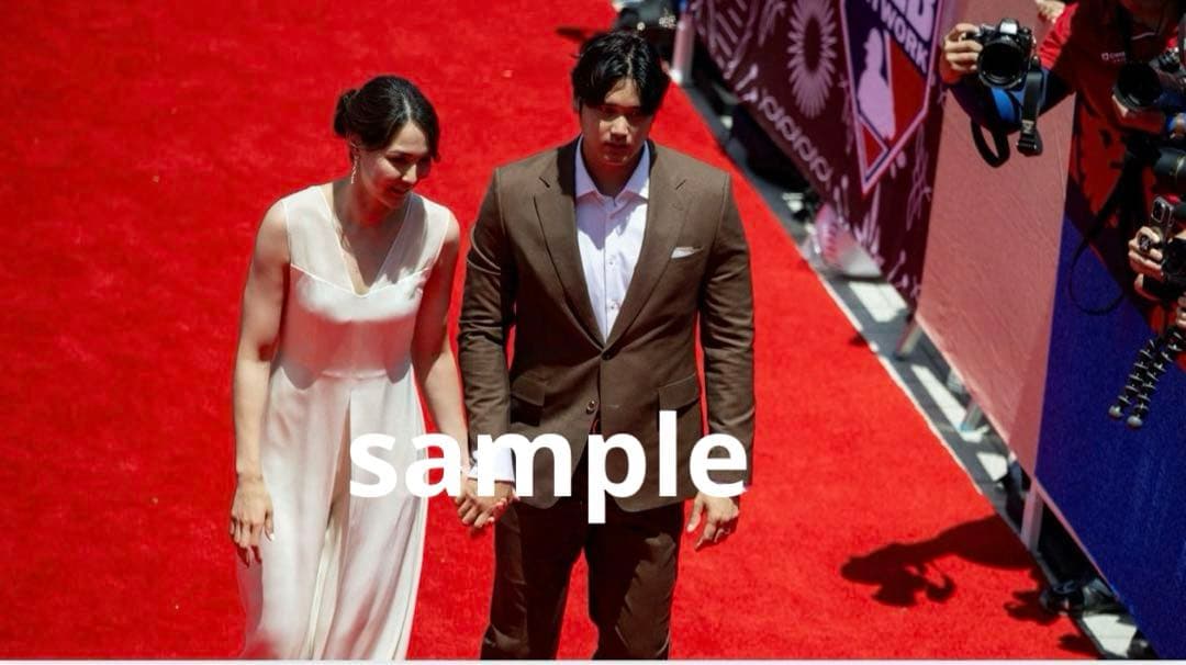 大谷翔平・真美子夫妻　レッドカーペット20選　★254   選択購入可能