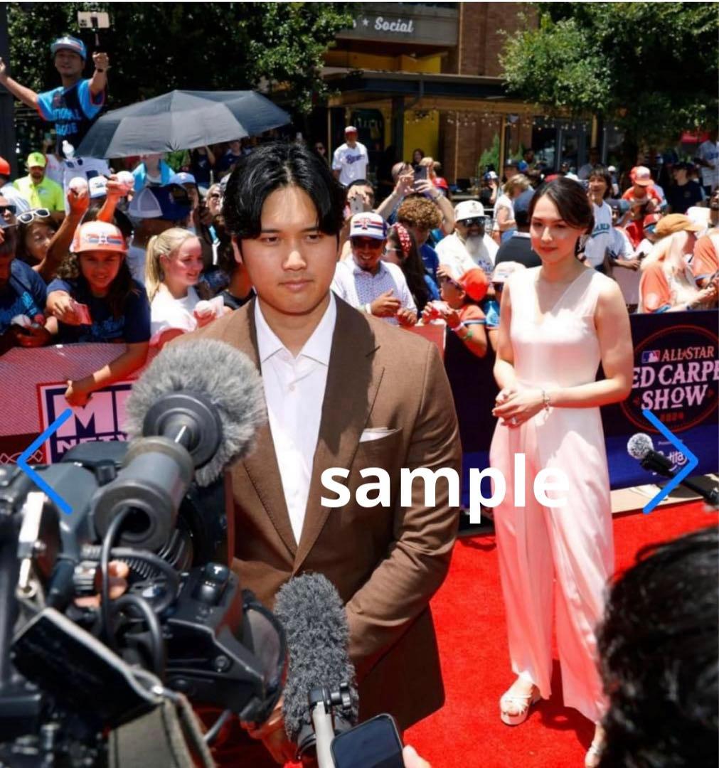 大谷翔平・真美子夫妻　レッドカーペット20選　★254   選択購入可能