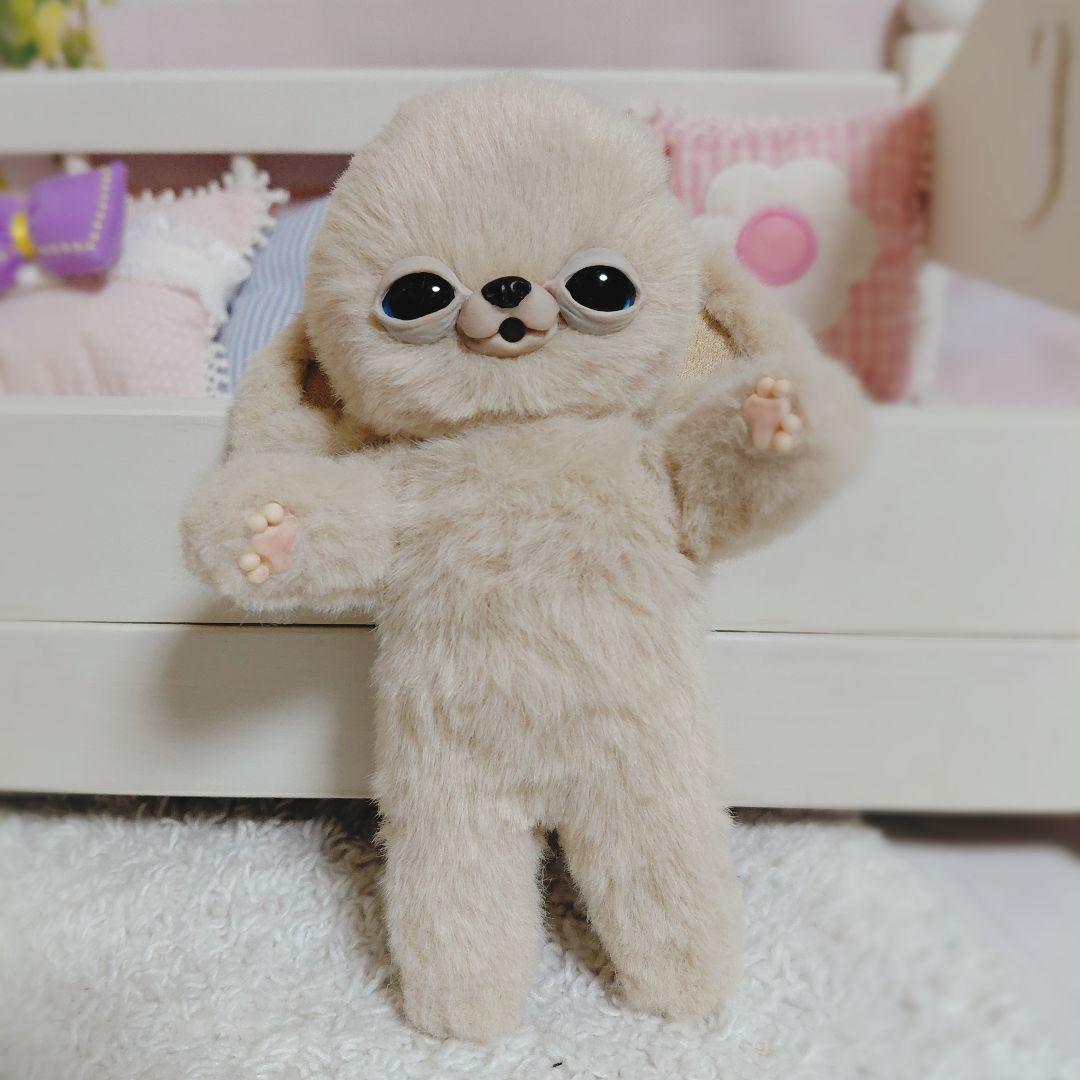 チワボボちゃん 　おしゃぶり付き　アートドール　ぬいぐるみ