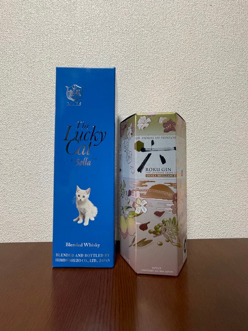 ラッキーキャットソラ & クラフトジン　ROKU 〈六〉(大阪万博) 2本セット