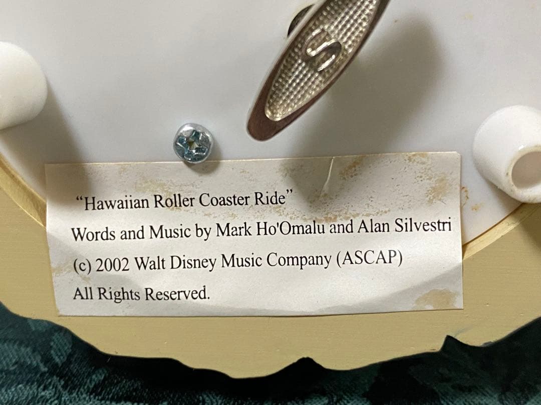 海外ディズニー　スティッチ　オルゴール　スノードーム　スノーグローブ