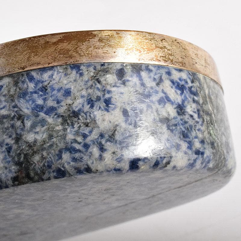 パワーストーン　ソーダライト　PRATA833刻印　銀装飾　水盤　V　R8529