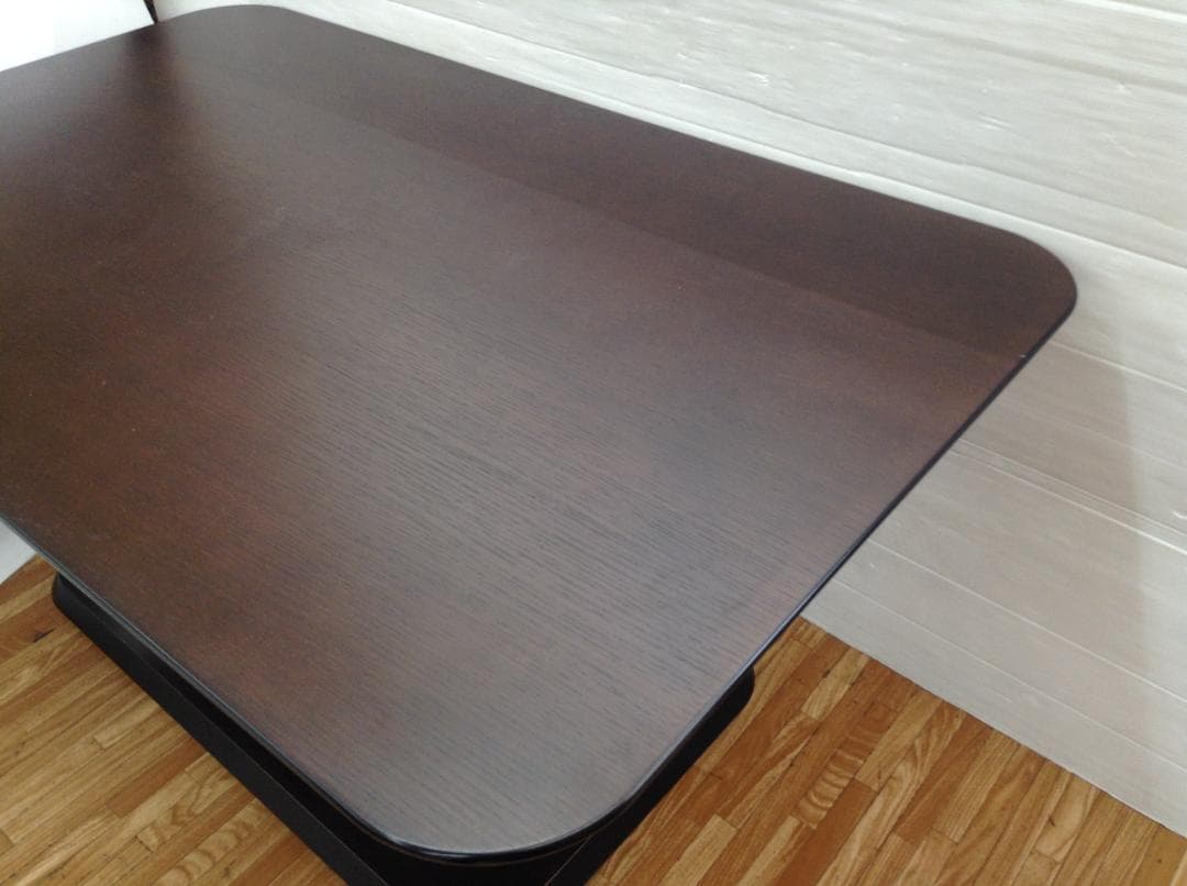 ニトリ 昇降式テーブル ダンパーコラボ 120DT DBR 清掃済み