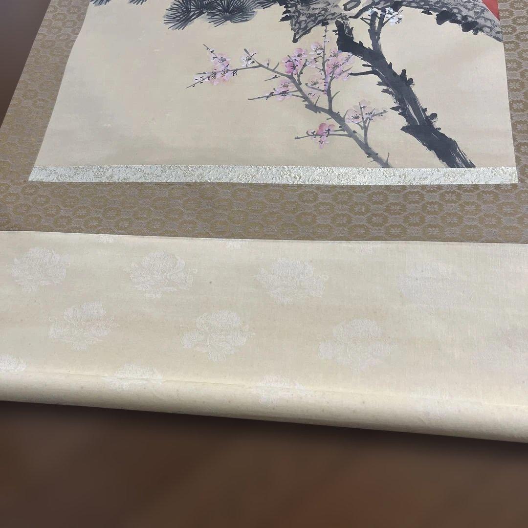 松竹梅の掛軸（歳寒の三友）