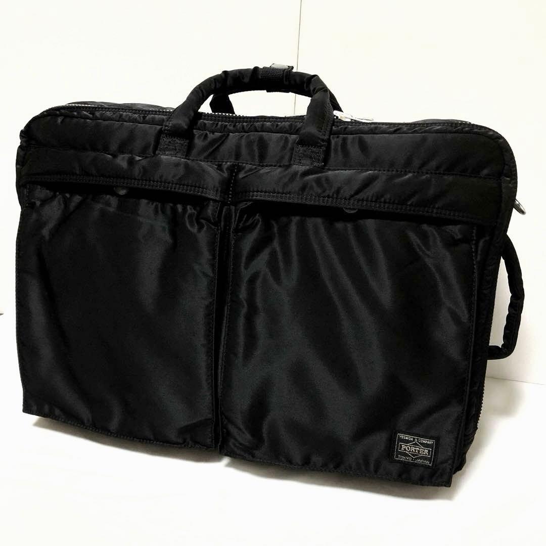 未使用級✨ポータータンカー ビジネスバッグ3way 2層 A4可 黒 吉田カバン