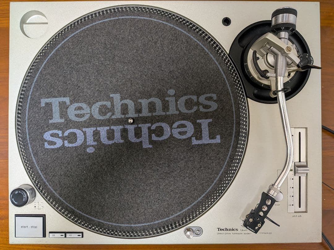 Technics SL-1200MK3D SHURE M44Gカートリッジ付き