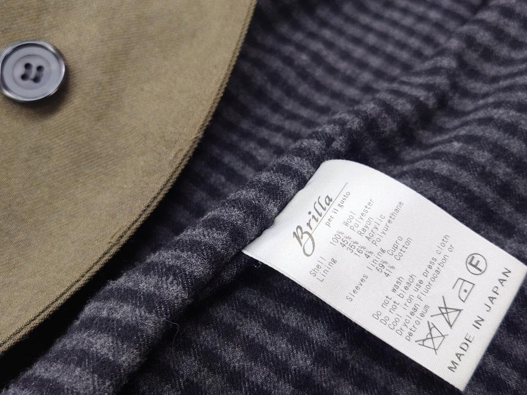 【期限値下】BEAMS Brilla per il gusto オフィサーコート