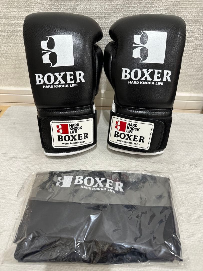 イサミ　BOXER ボクシンググローブ 8oz 女性用 ブラック
