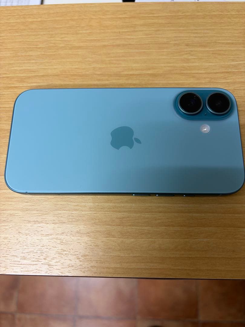 【アン】iPhone16 128GB ティール【国内simフリー版】