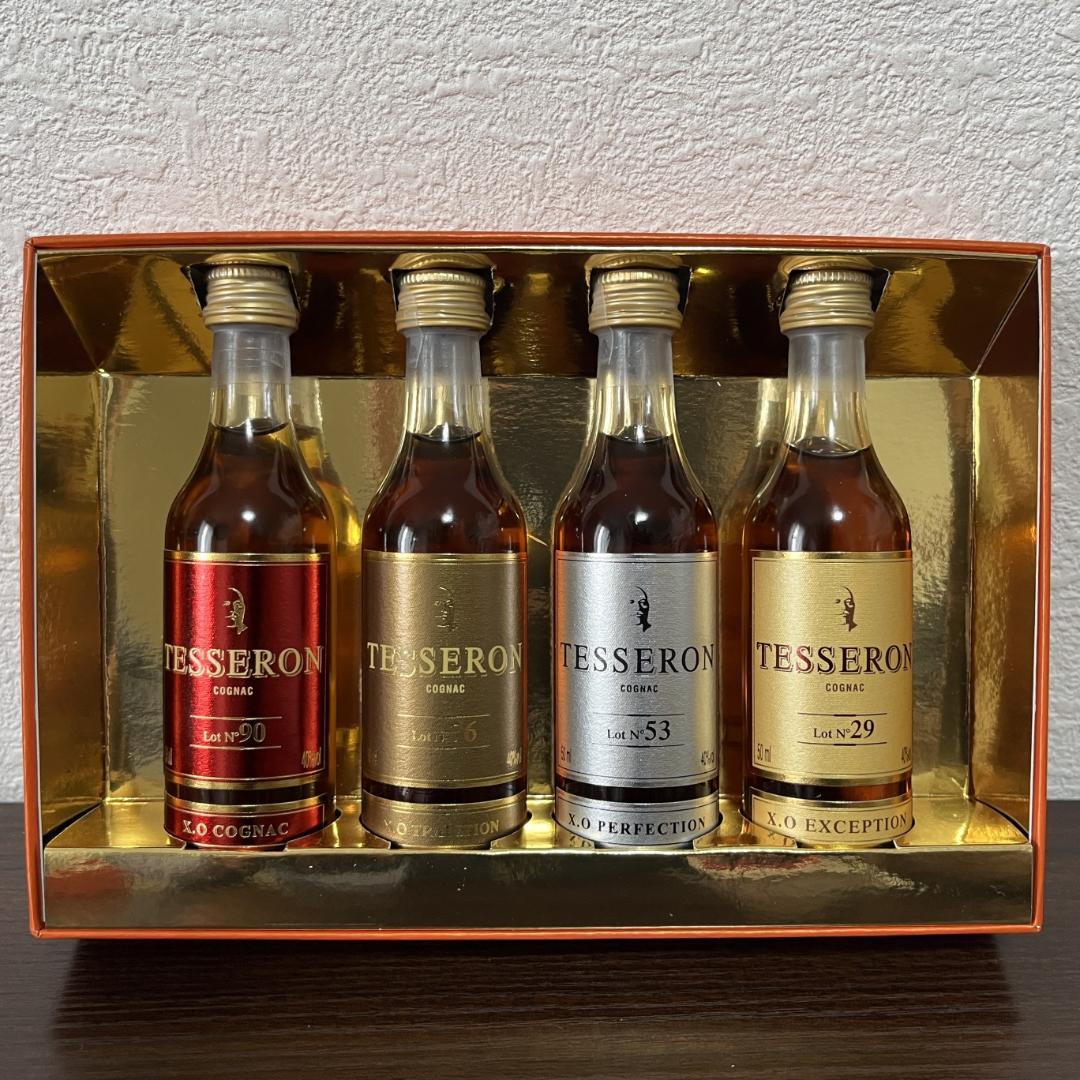 テセロン 50ml 4本セット TESSERON コニャック ブランデー