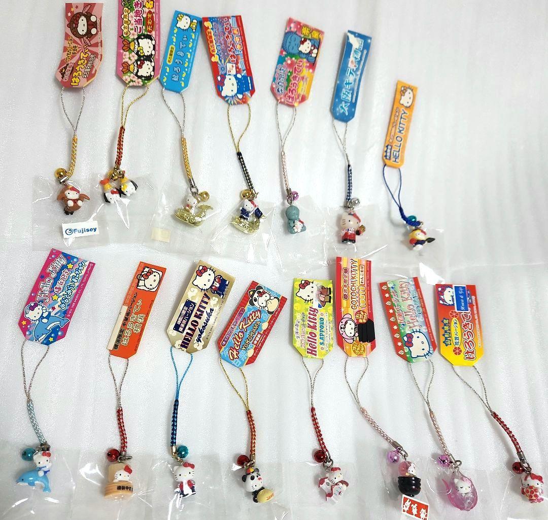 ご当地ハローキティ 根付けストラップ 81点セット
