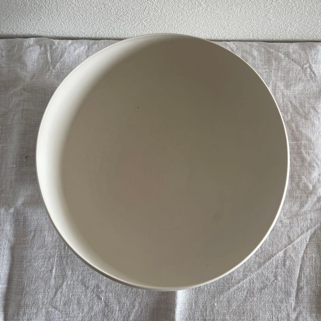 黒田泰蔵さん　白磁鉢　黒田征太郎さんの和紙、桐箱付き